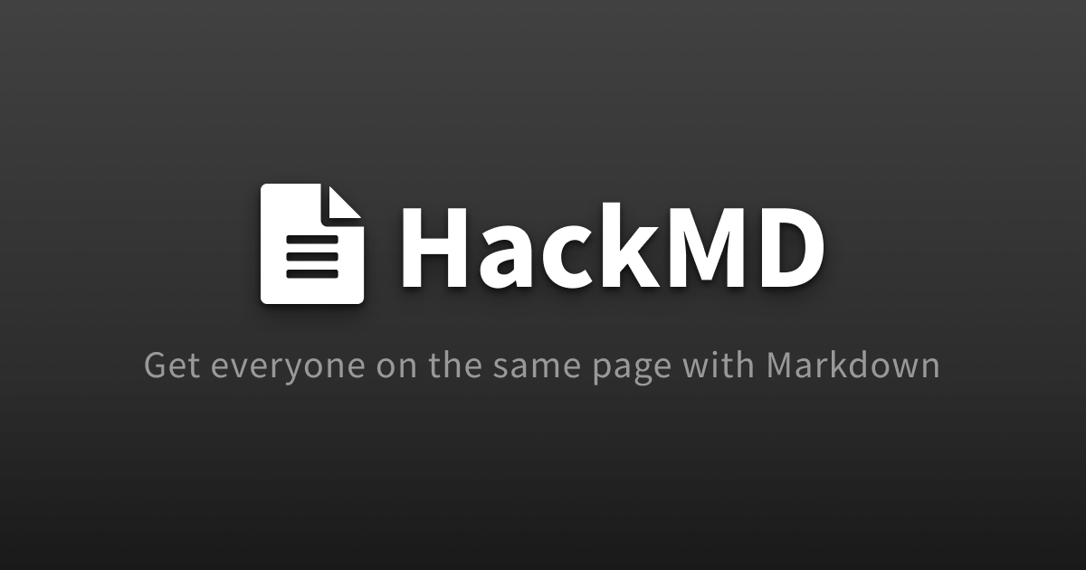 HackMD - Collaborative Markdown Knowledge Base