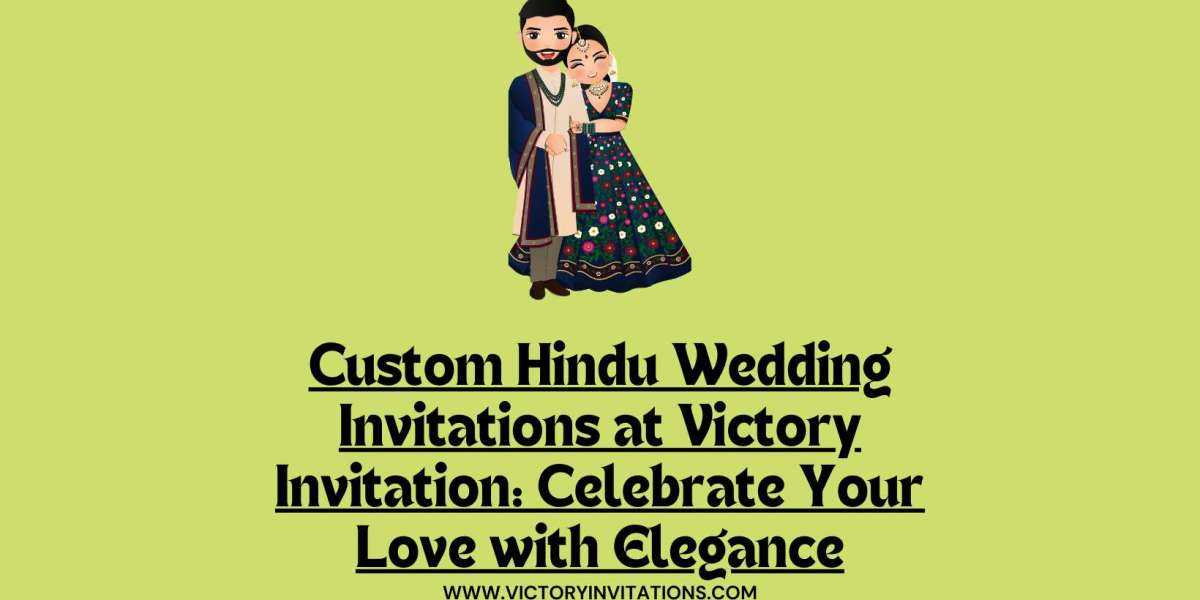 Custom Hindu Wedding Invitations at Victory Invitation: Celebrate Your Love with Elegance