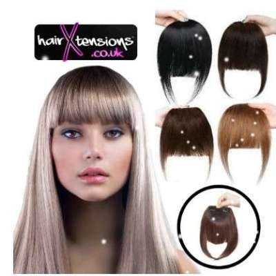 100% HUMAN REMY CLIP-IN FRINGE-BANG (#2 DARK BROWN) Profile Picture