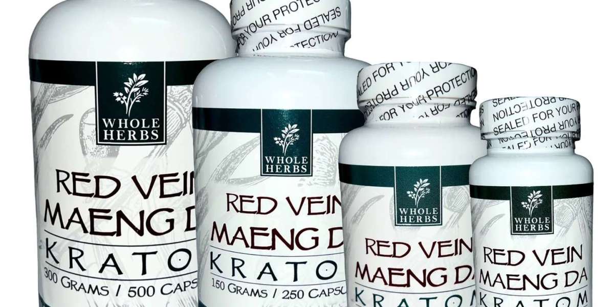 Buy Whole Herbs Red Vein Maeng Da Kratom Capsules- Wholesale Price