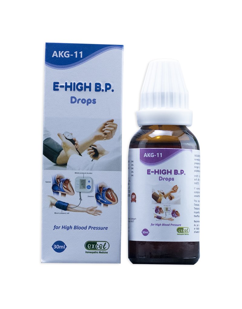 E-High B.P. Drops— Homeopathy Medicine For High BP or Hypertension