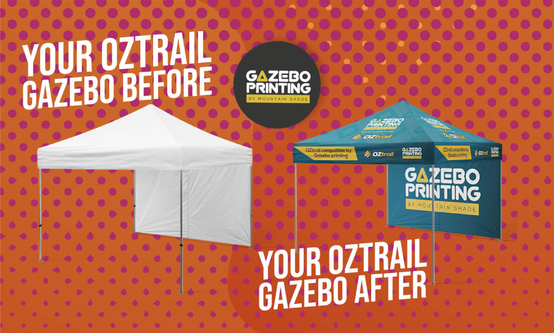 OZtrail Deluxe Printed Gazebo