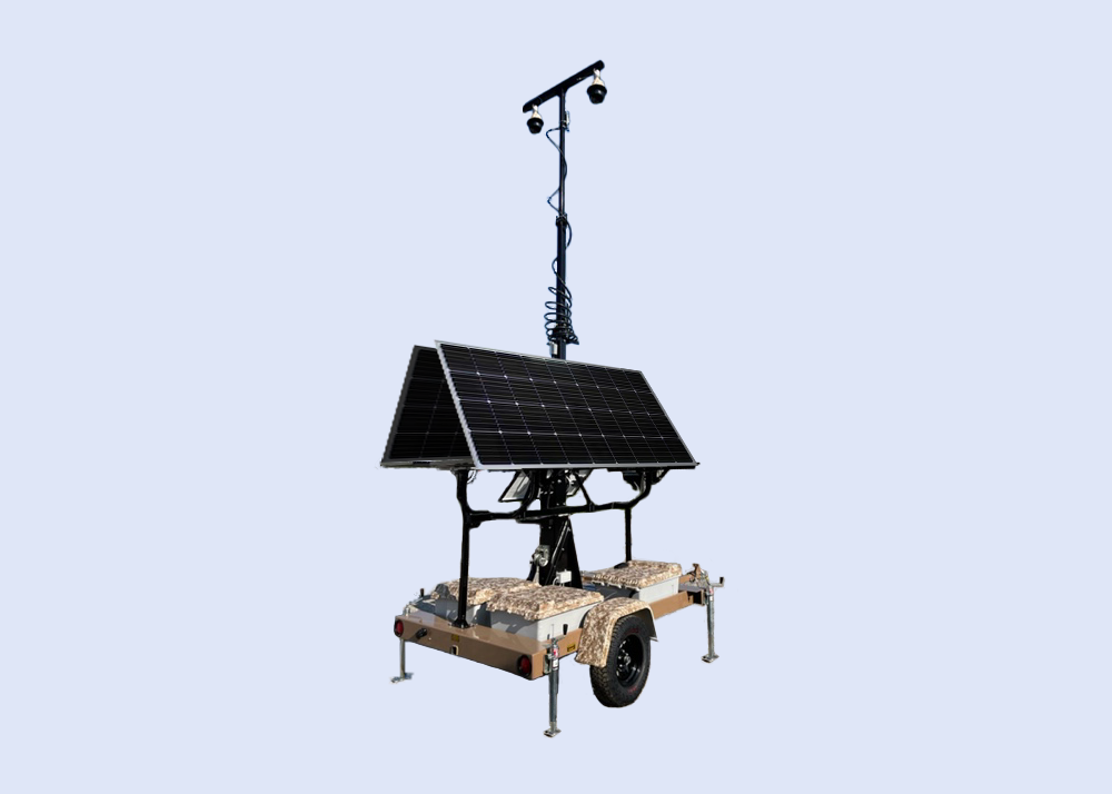 SentryPODS Chariot - Solar Surveillance Trailer - SentryPODS