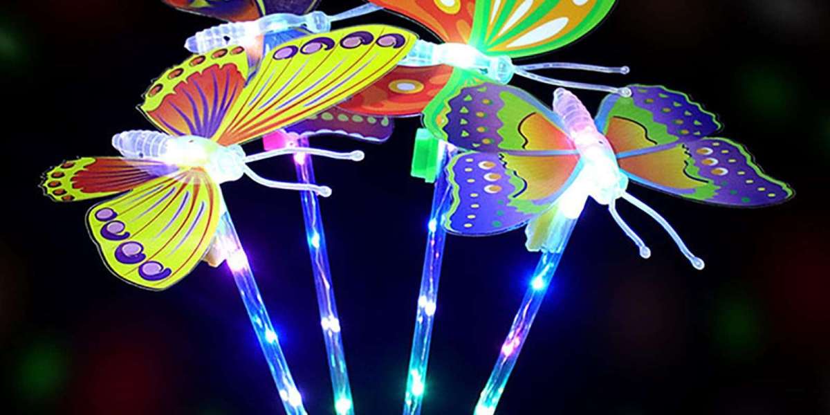 Unlock the Magic with a Butterfly Light Up Wand