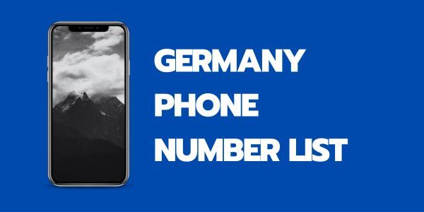 Germany Phone Number List | Bulk Email Data