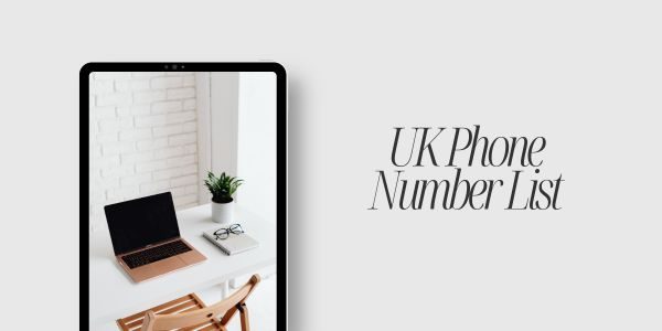 UK Phone Number List | Bulk Email Data