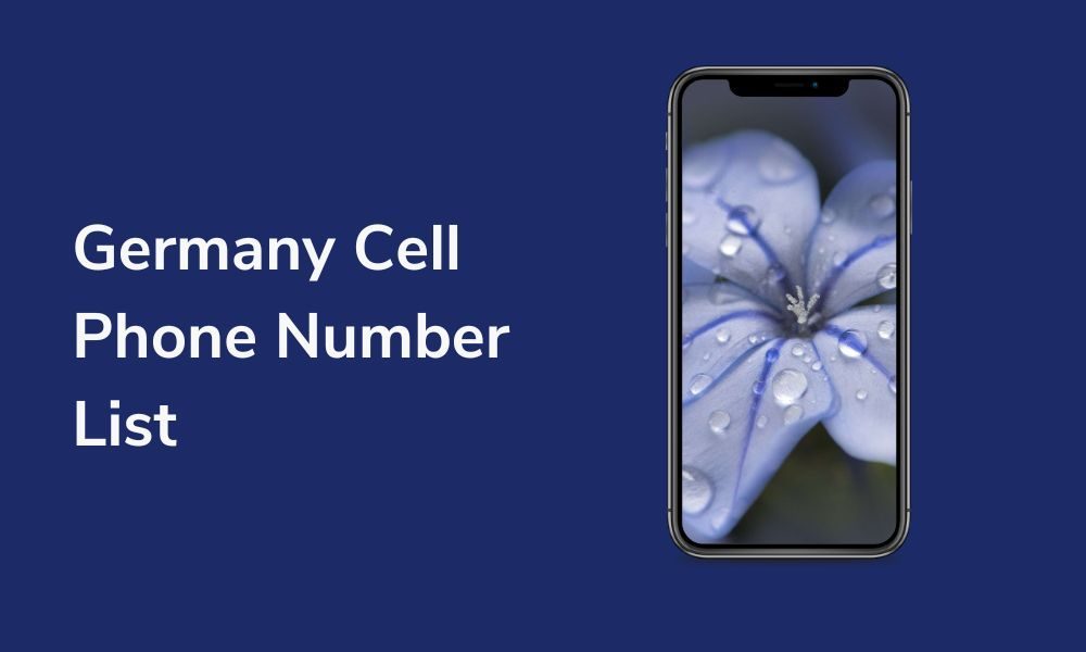 Germany Cell Phone Number List | Bulk Email Data