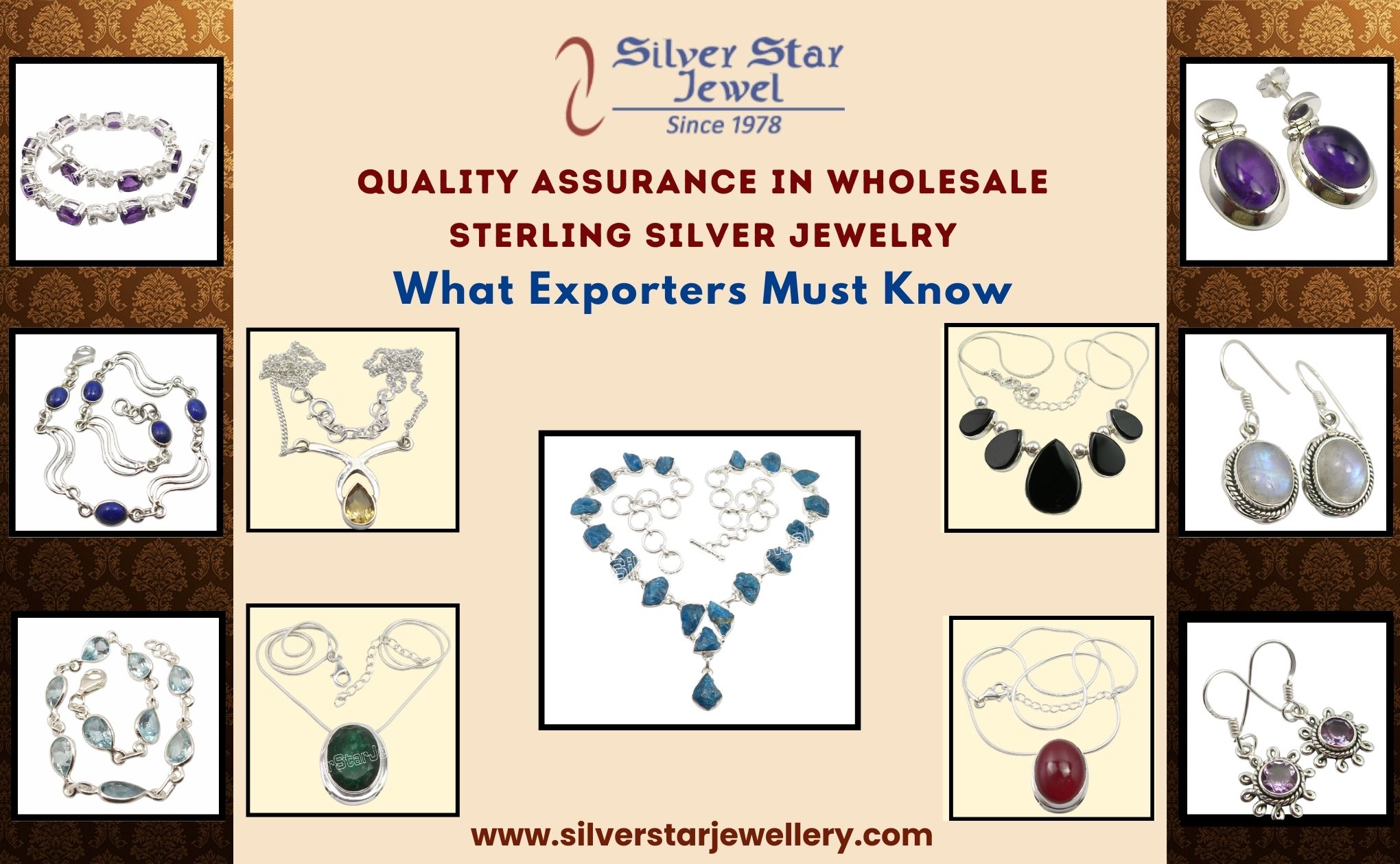 Quality Assurance in Wholesale Sterling Silver Jewelry: What Exporters Must Know