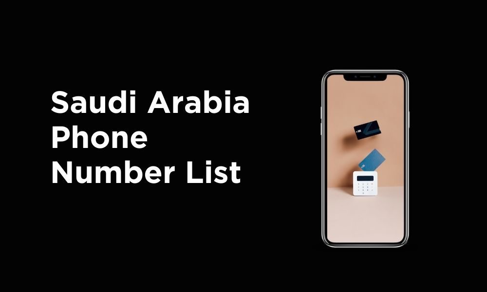 Saudi Arabia Phone Number List | Bulk Email Data