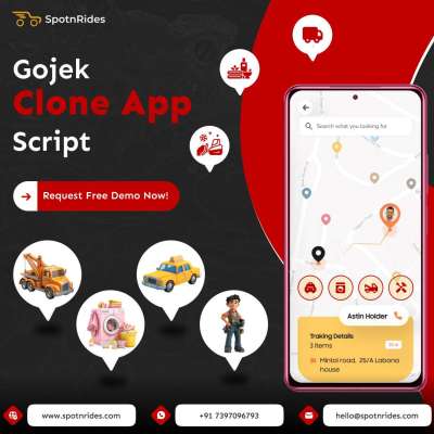 Gojek Clone App Development | SpotnRides - Multi-Service Solution Profile Picture