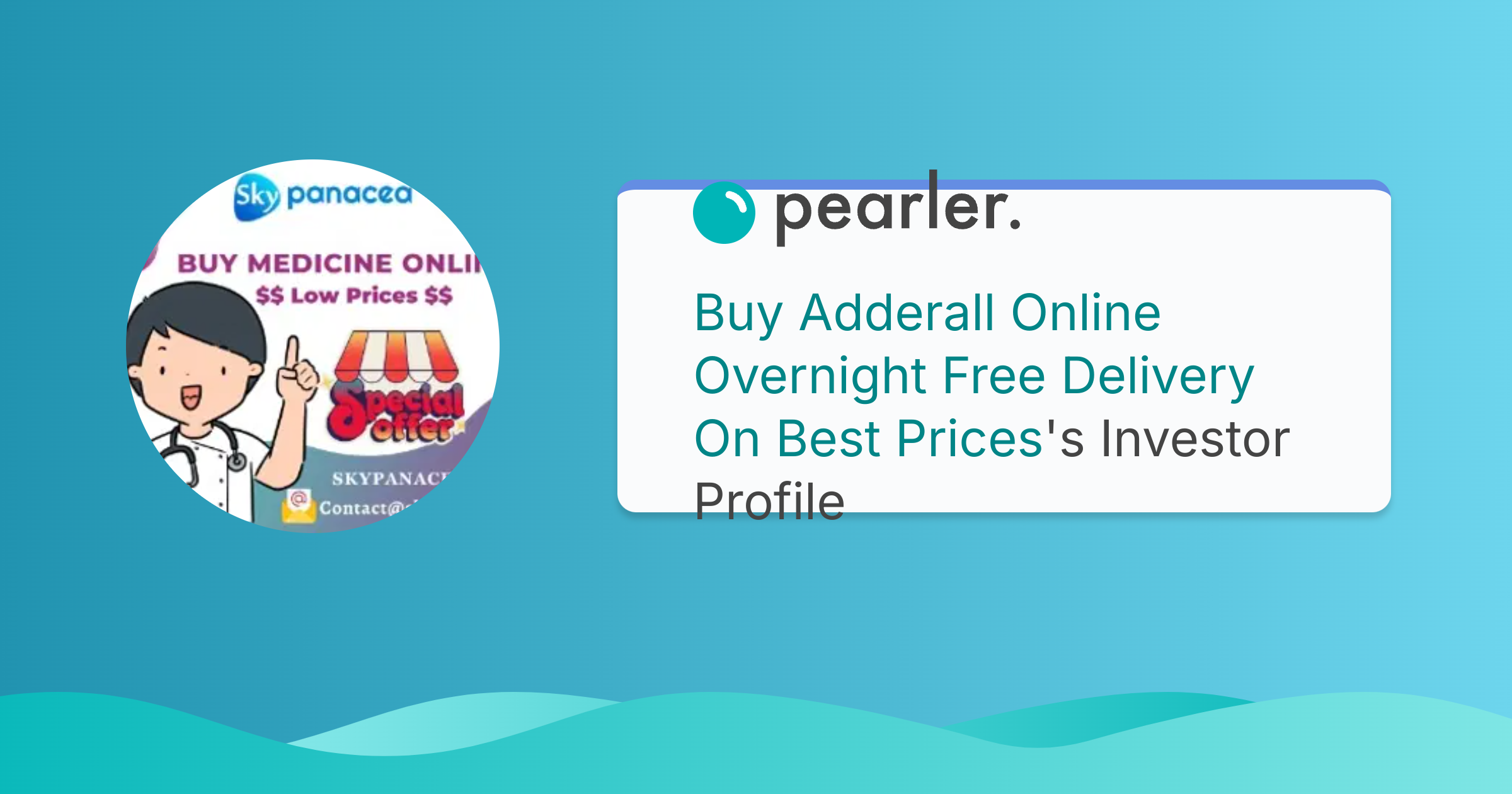 Buy Adderall Online Overnight Free Delivery On Best Prices's Investment Profile | Pearler