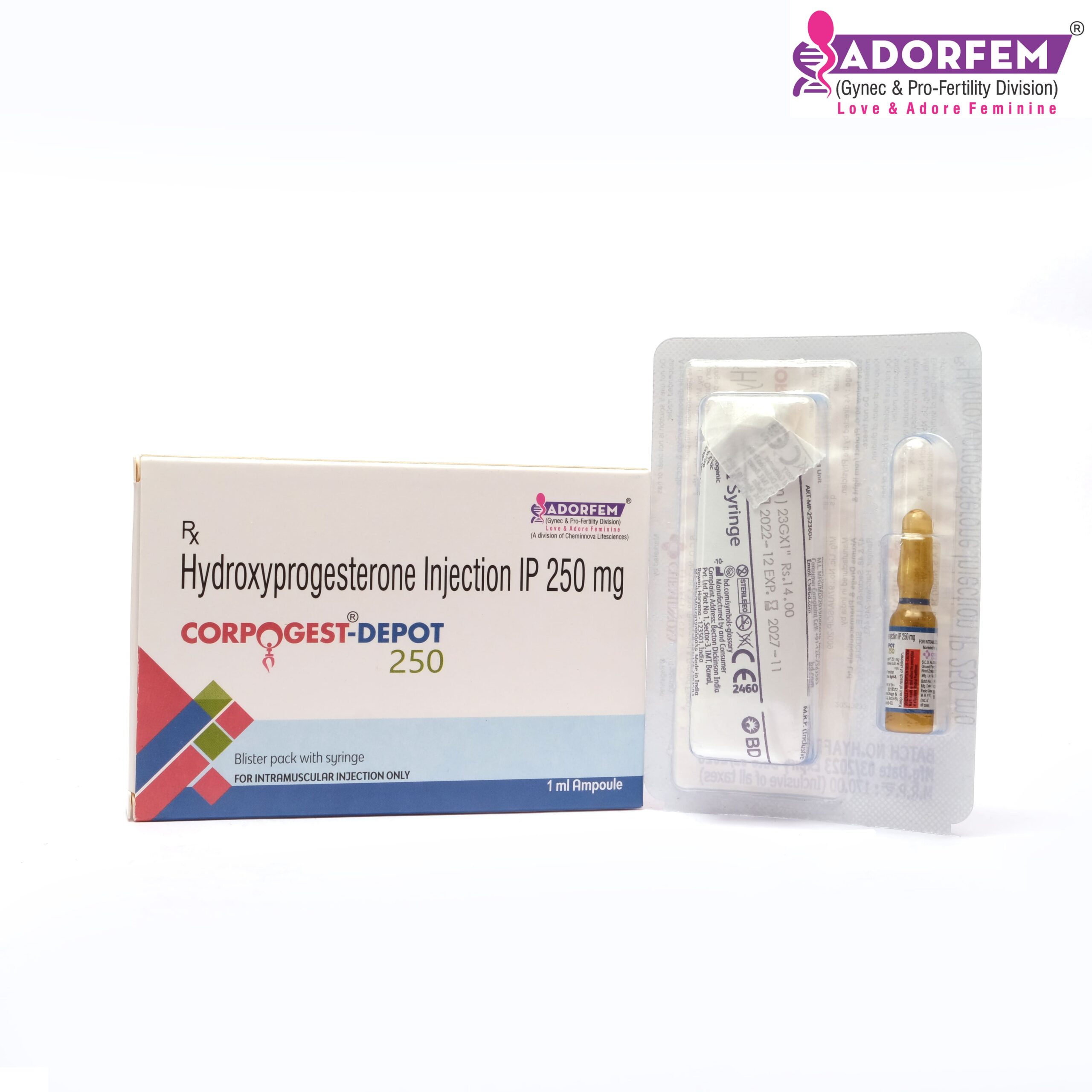 Hydroxyprogesterone Injection Manufacturer, Supplier and Franchise