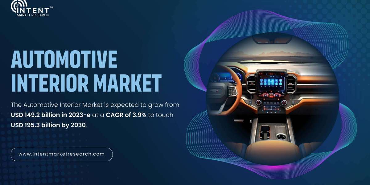 Automotive Interior Market growing at a CAGR of 3.9%, Size, Growth Report