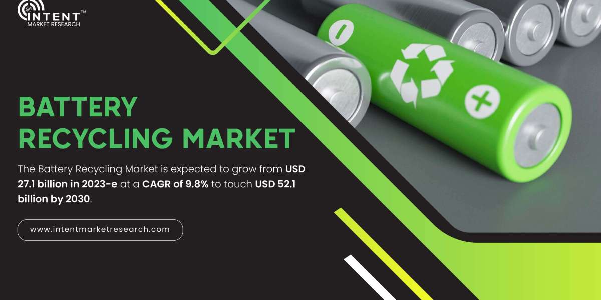 Battery Recycling Market Grow at a CAGR of 9.8%, Size, Insights 2030