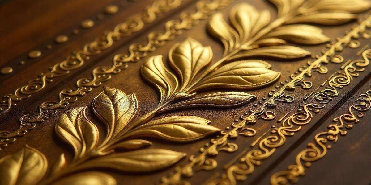 Gold Leafing Work in Architecture and Design: A Touch of Elegance