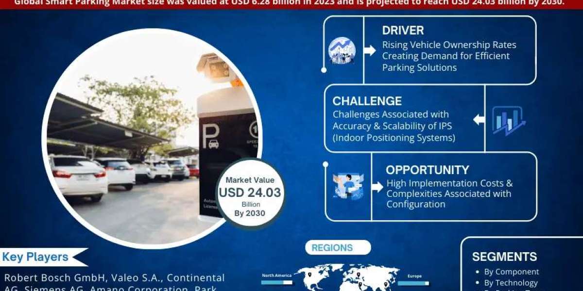 Smart Parking Market Insights, Share & Growth Trends 2024-30